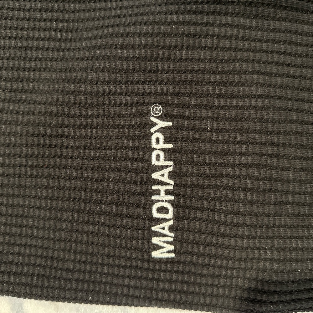Madhappy Black Textured Cotton Sweatpants. NWOT Men’s Large